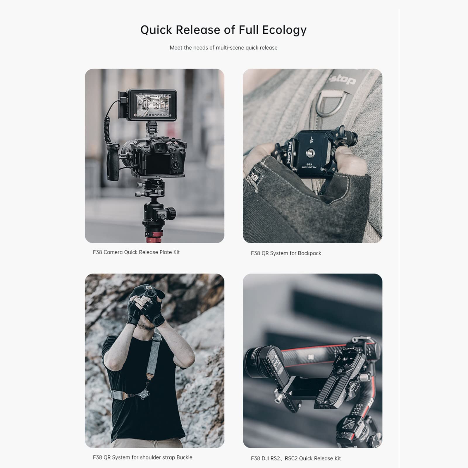 Amazon | FALCAM F38 & PD クイックリリースプレート | クイックシュー